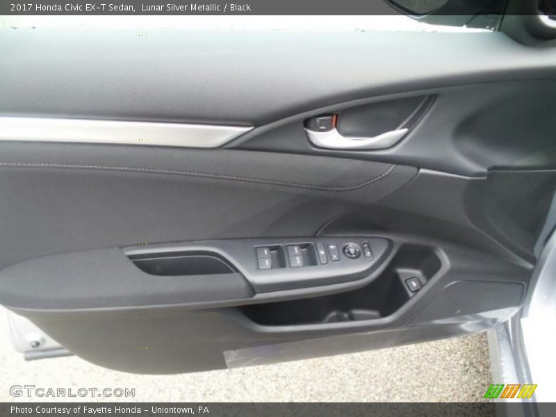 Lunar Silver Metallic / Black 2017 Honda Civic EX-T Sedan