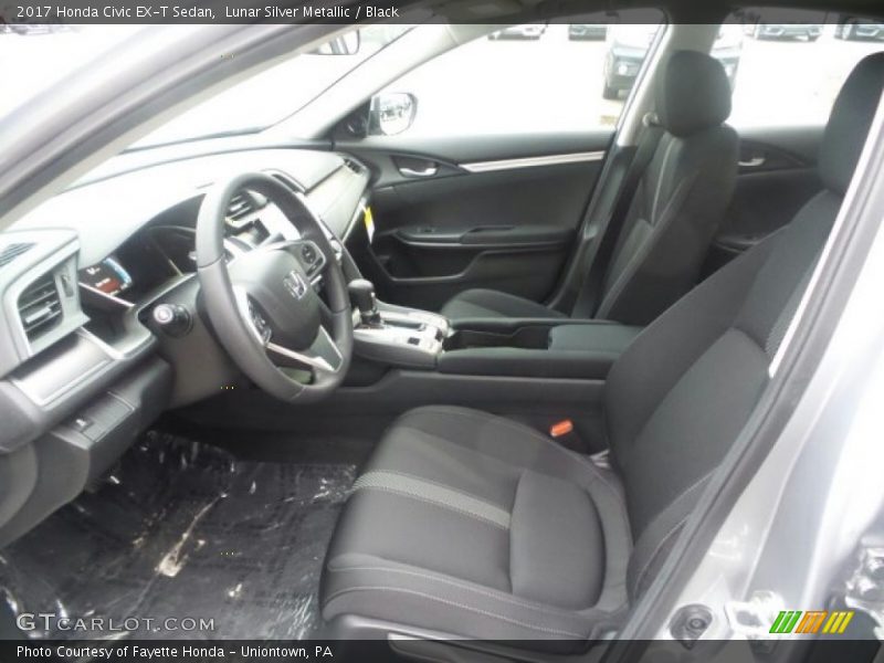 Lunar Silver Metallic / Black 2017 Honda Civic EX-T Sedan