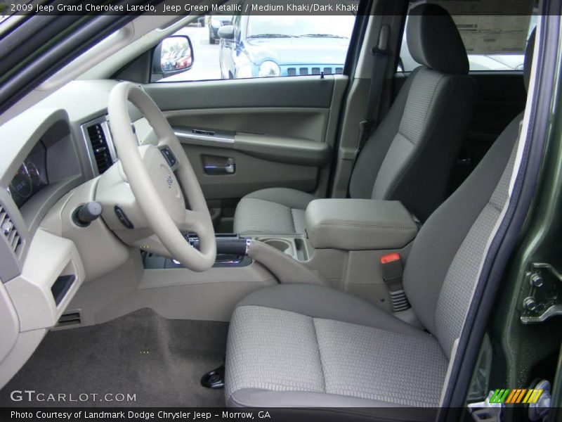 Jeep Green Metallic / Medium Khaki/Dark Khaki 2009 Jeep Grand Cherokee Laredo