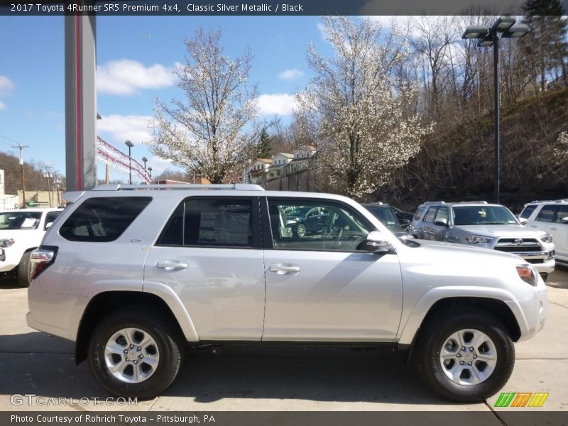 Classic Silver Metallic / Black 2017 Toyota 4Runner SR5 Premium 4x4