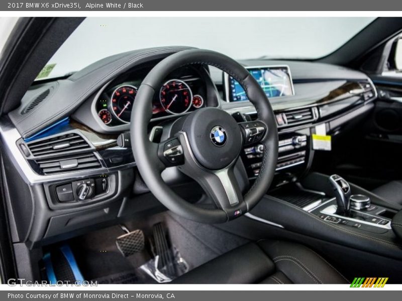 Alpine White / Black 2017 BMW X6 xDrive35i