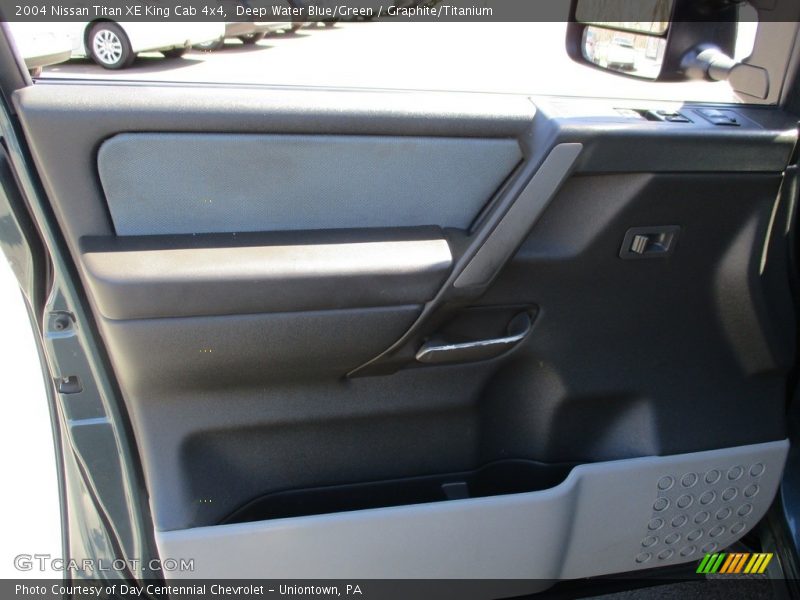 Deep Water Blue/Green / Graphite/Titanium 2004 Nissan Titan XE King Cab 4x4