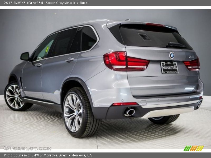 Space Gray Metallic / Black 2017 BMW X5 xDrive35d