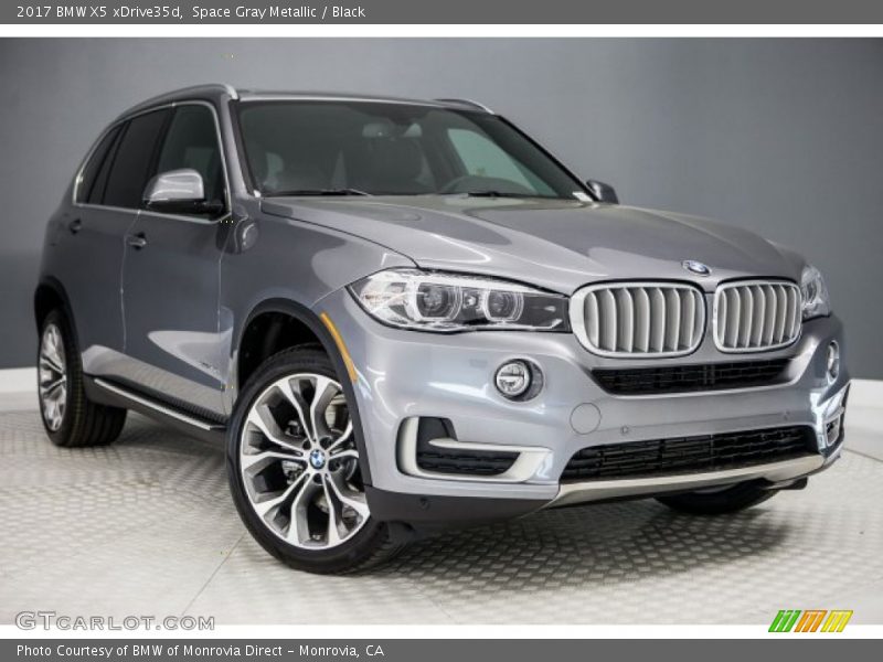 Space Gray Metallic / Black 2017 BMW X5 xDrive35d