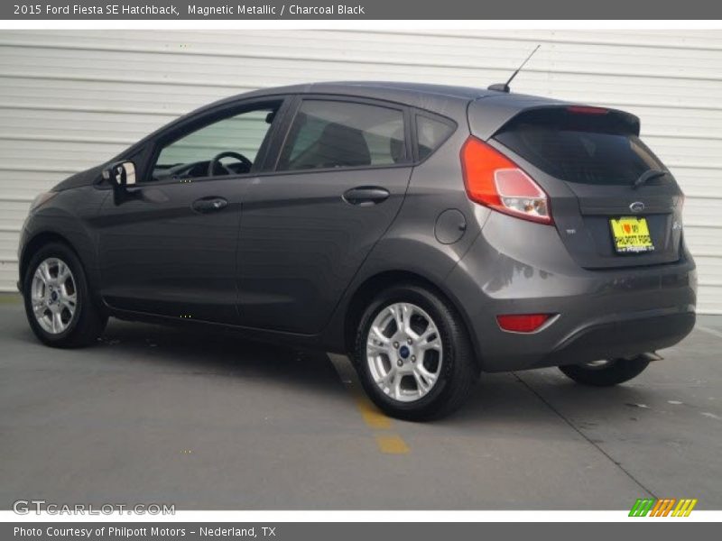 Magnetic Metallic / Charcoal Black 2015 Ford Fiesta SE Hatchback
