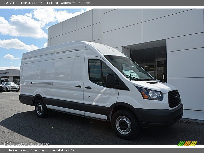  2017 Transit Van 350 HR Long Oxford White