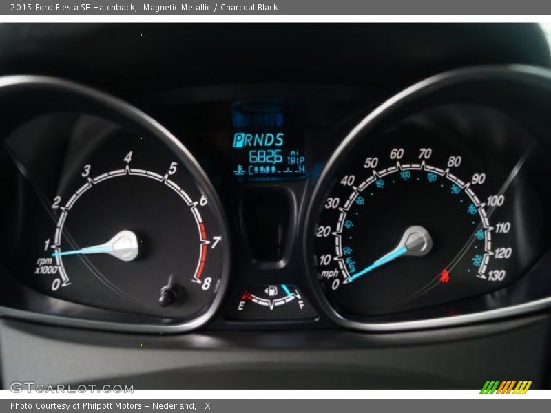 Magnetic Metallic / Charcoal Black 2015 Ford Fiesta SE Hatchback