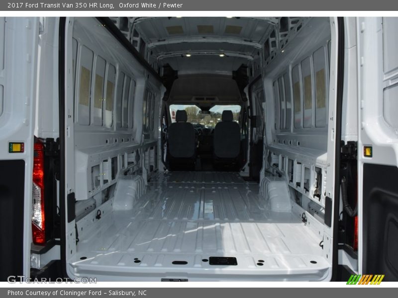 Oxford White / Pewter 2017 Ford Transit Van 350 HR Long