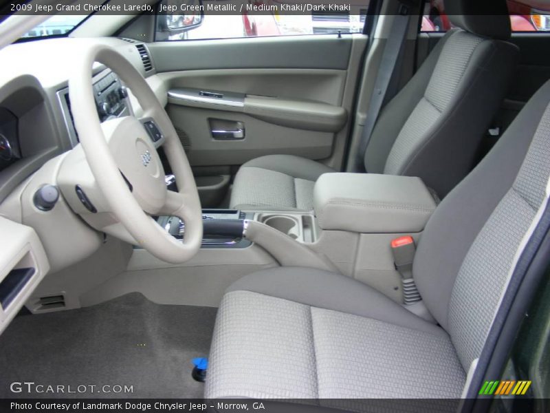 Jeep Green Metallic / Medium Khaki/Dark Khaki 2009 Jeep Grand Cherokee Laredo