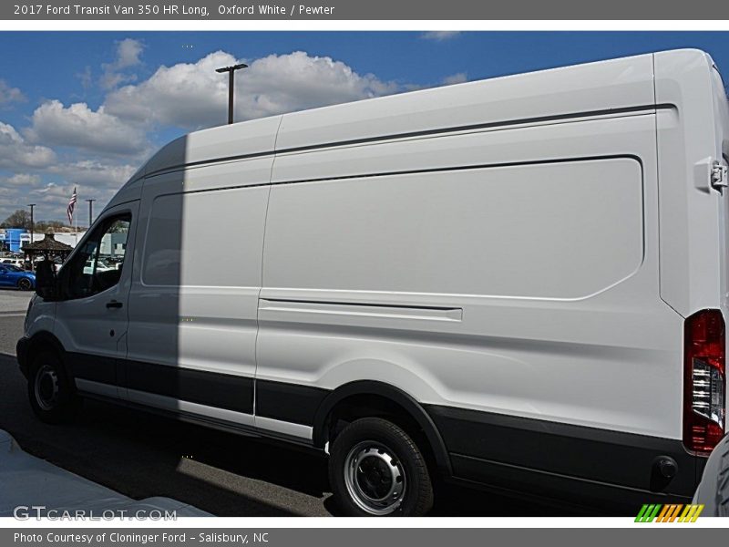 Oxford White / Pewter 2017 Ford Transit Van 350 HR Long