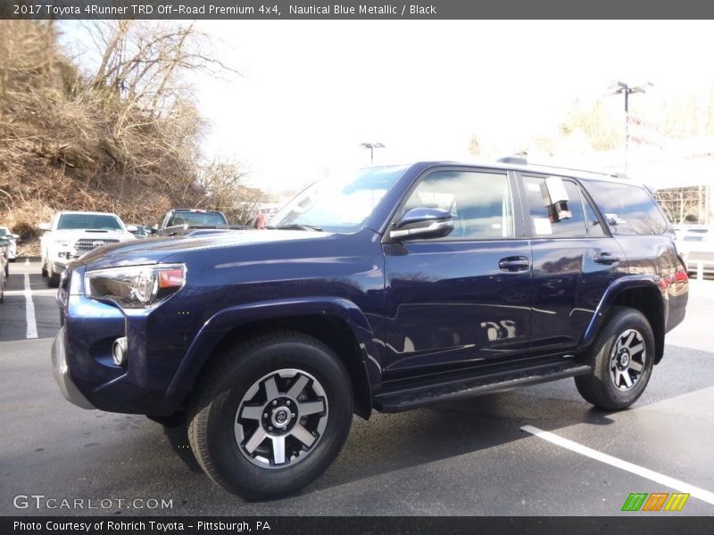 Nautical Blue Metallic / Black 2017 Toyota 4Runner TRD Off-Road Premium 4x4