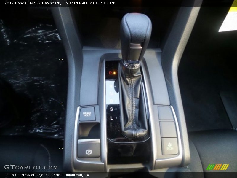 Polished Metal Metallic / Black 2017 Honda Civic EX Hatchback