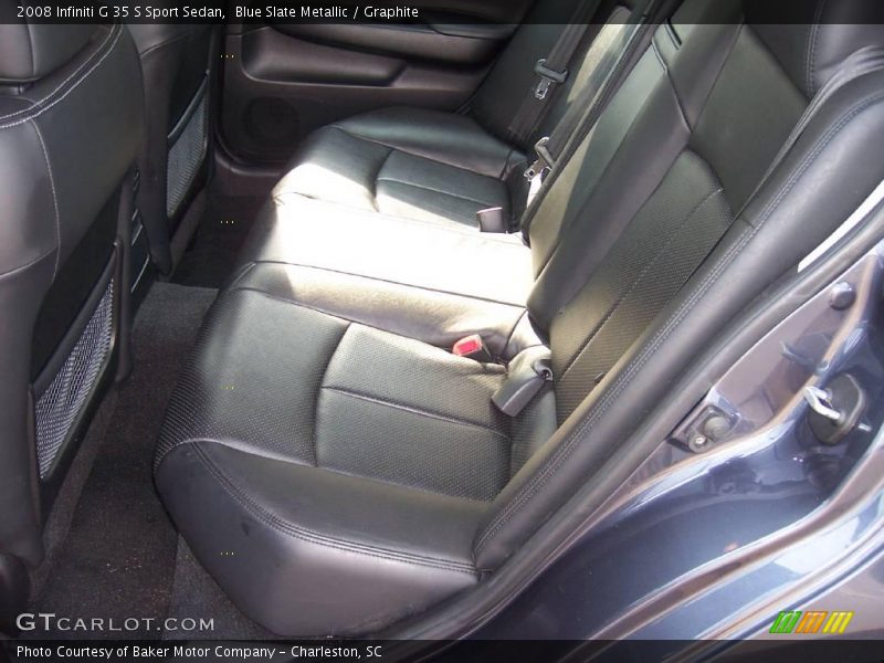 Blue Slate Metallic / Graphite 2008 Infiniti G 35 S Sport Sedan