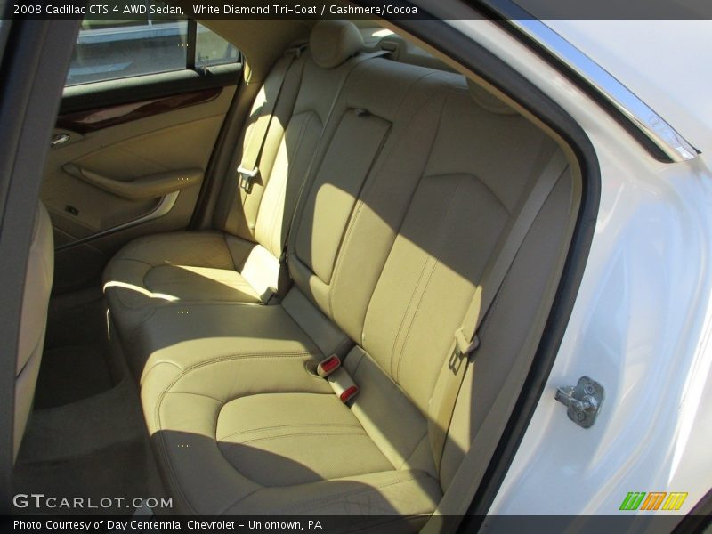 White Diamond Tri-Coat / Cashmere/Cocoa 2008 Cadillac CTS 4 AWD Sedan