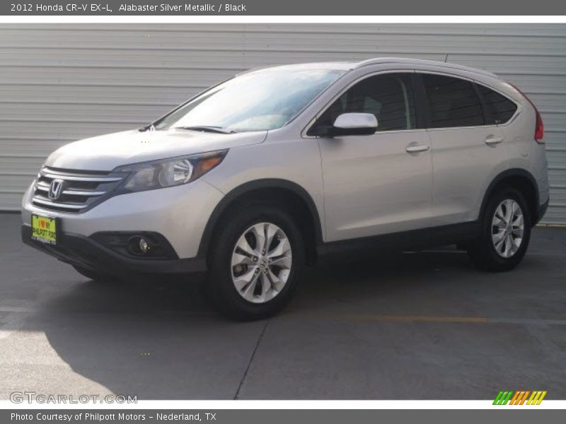 Alabaster Silver Metallic / Black 2012 Honda CR-V EX-L