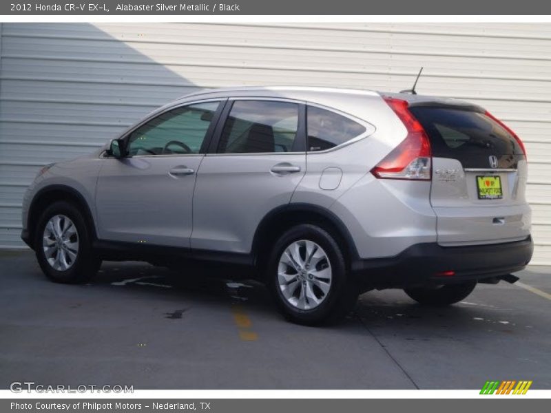 Alabaster Silver Metallic / Black 2012 Honda CR-V EX-L