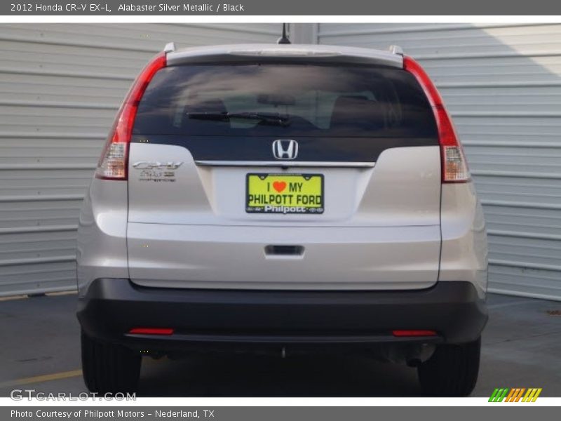 Alabaster Silver Metallic / Black 2012 Honda CR-V EX-L