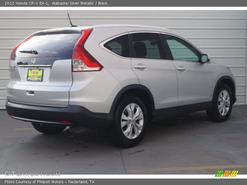 Alabaster Silver Metallic / Black 2012 Honda CR-V EX-L