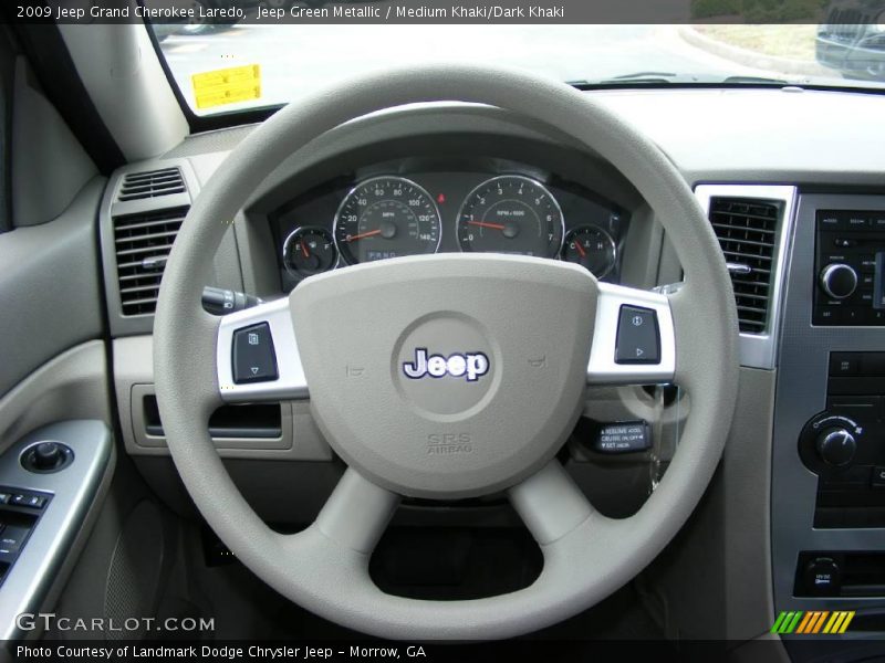 Jeep Green Metallic / Medium Khaki/Dark Khaki 2009 Jeep Grand Cherokee Laredo