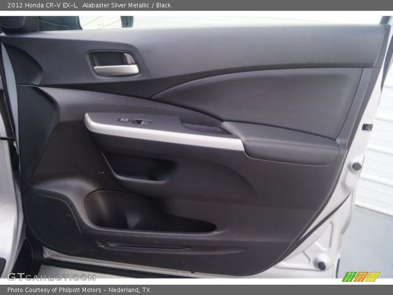Alabaster Silver Metallic / Black 2012 Honda CR-V EX-L