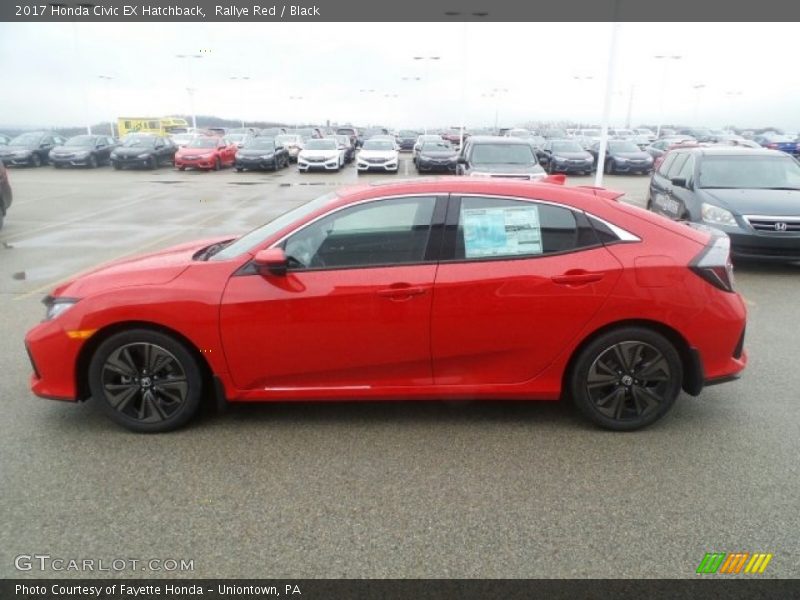  2017 Civic EX Hatchback Rallye Red