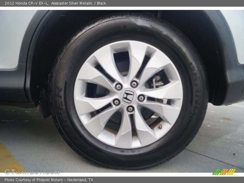 Alabaster Silver Metallic / Black 2012 Honda CR-V EX-L