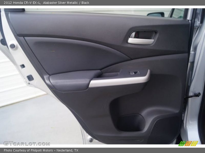 Alabaster Silver Metallic / Black 2012 Honda CR-V EX-L