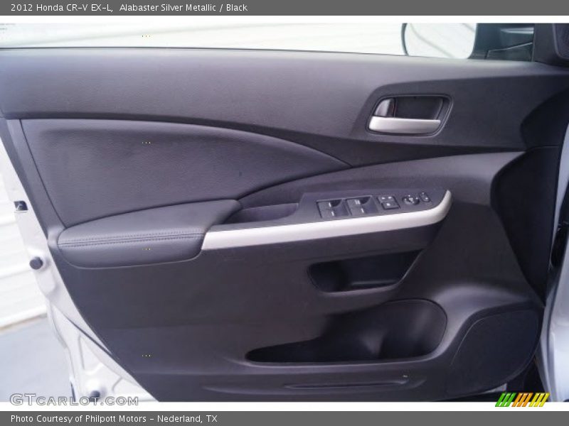Alabaster Silver Metallic / Black 2012 Honda CR-V EX-L