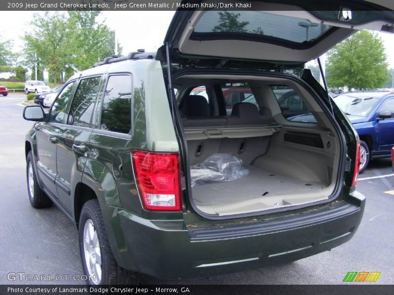 Jeep Green Metallic / Medium Khaki/Dark Khaki 2009 Jeep Grand Cherokee Laredo