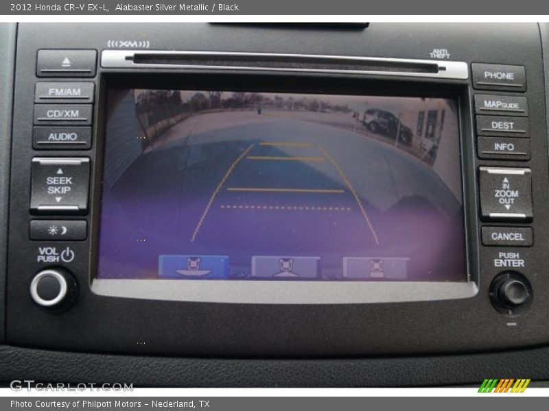 Alabaster Silver Metallic / Black 2012 Honda CR-V EX-L