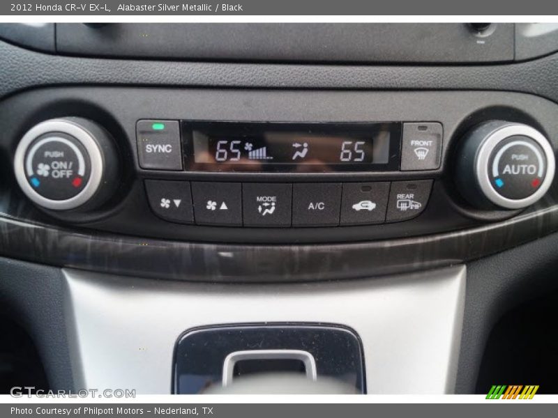 Alabaster Silver Metallic / Black 2012 Honda CR-V EX-L