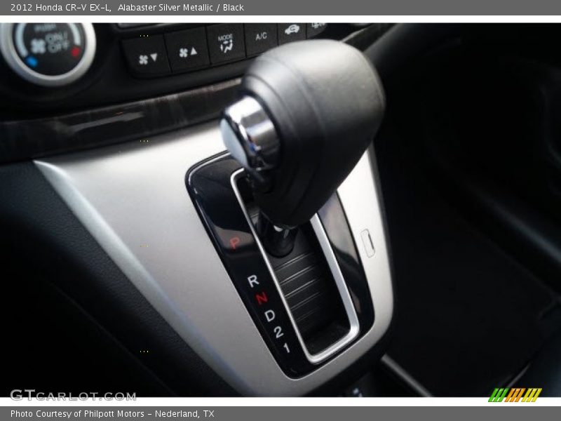 Alabaster Silver Metallic / Black 2012 Honda CR-V EX-L