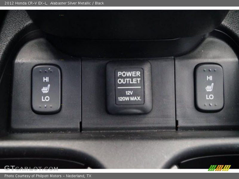 Alabaster Silver Metallic / Black 2012 Honda CR-V EX-L