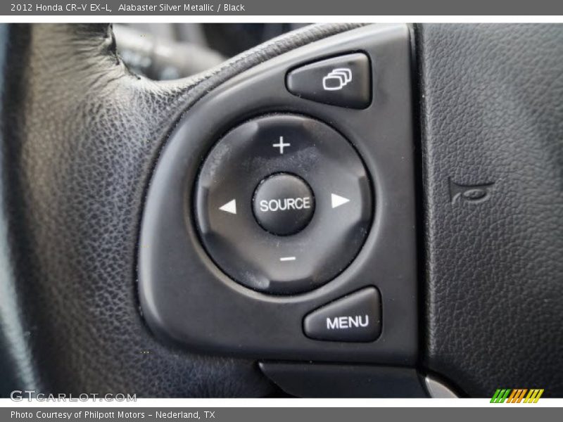 Alabaster Silver Metallic / Black 2012 Honda CR-V EX-L