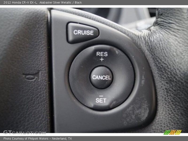 Alabaster Silver Metallic / Black 2012 Honda CR-V EX-L