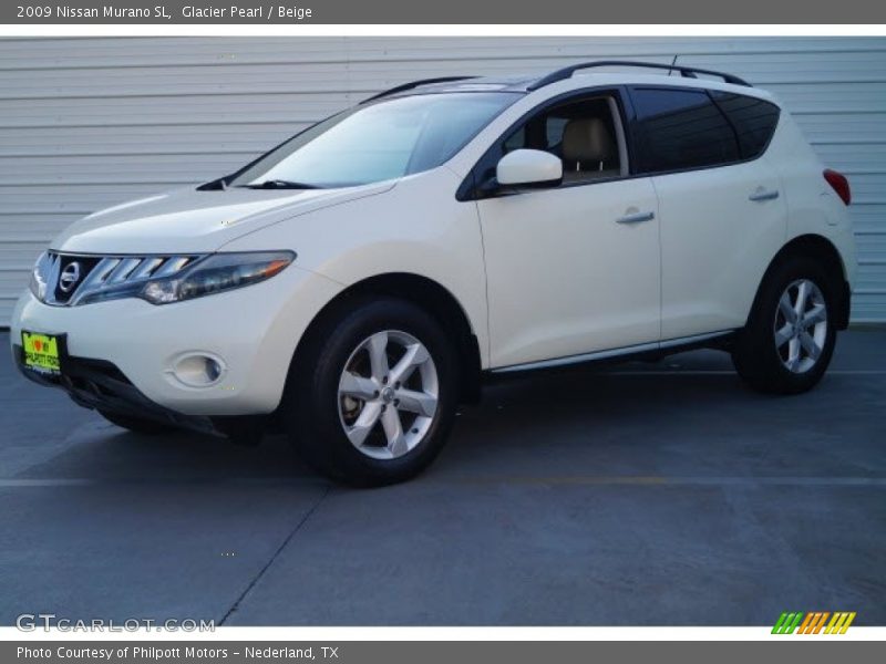 Glacier Pearl / Beige 2009 Nissan Murano SL