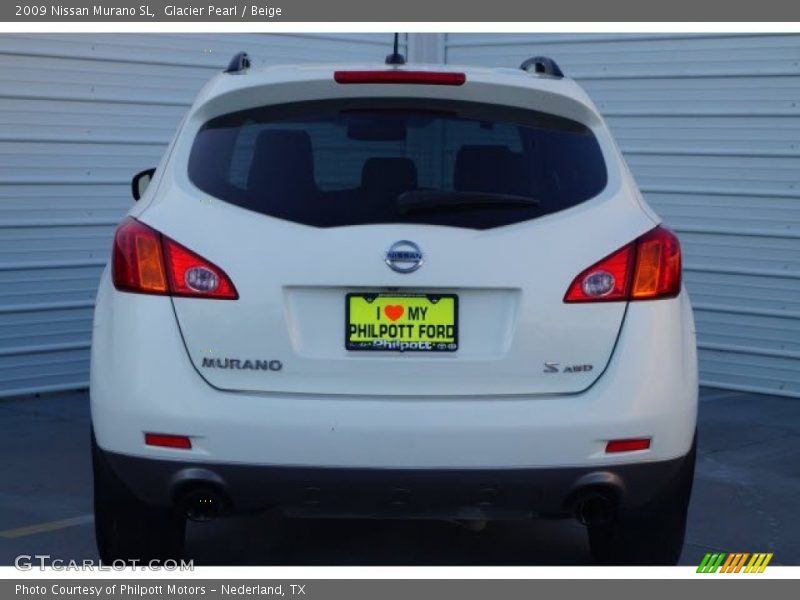 Glacier Pearl / Beige 2009 Nissan Murano SL