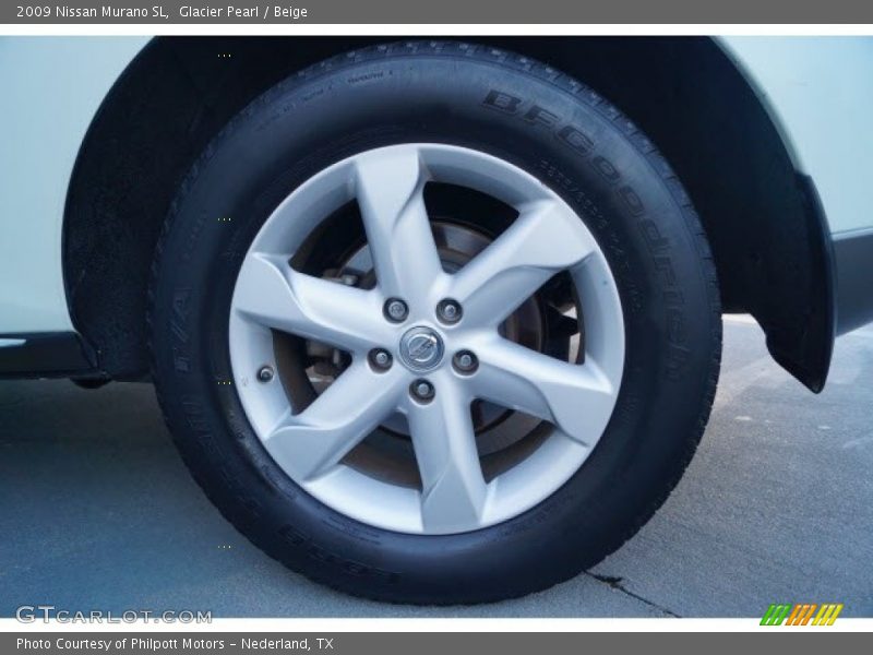 Glacier Pearl / Beige 2009 Nissan Murano SL