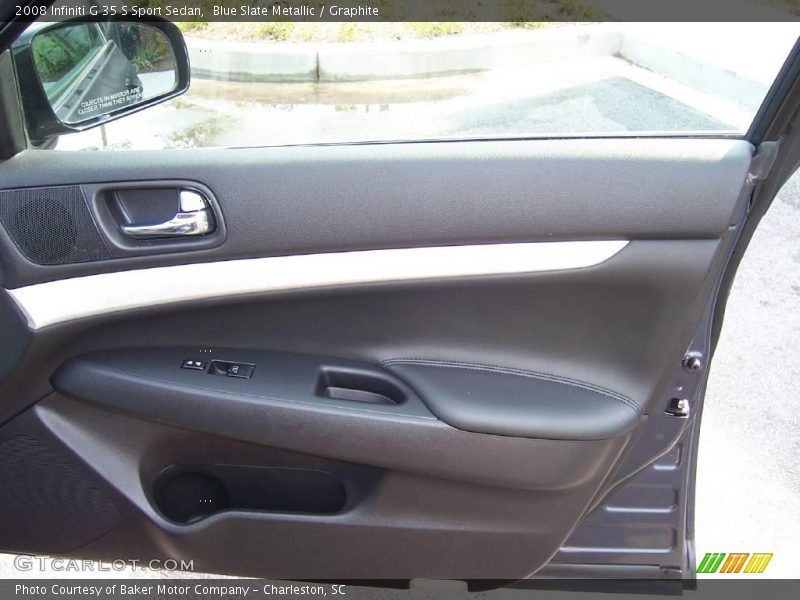 Blue Slate Metallic / Graphite 2008 Infiniti G 35 S Sport Sedan