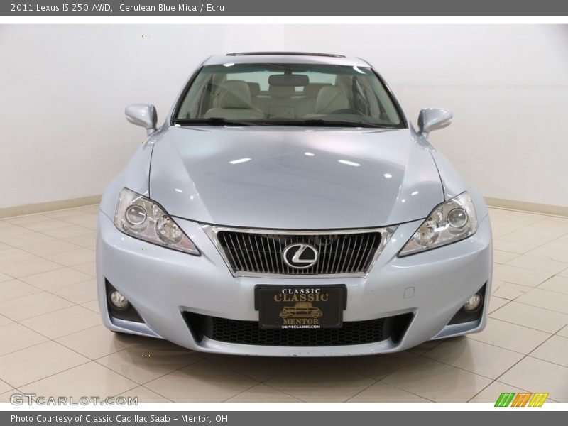 Cerulean Blue Mica / Ecru 2011 Lexus IS 250 AWD