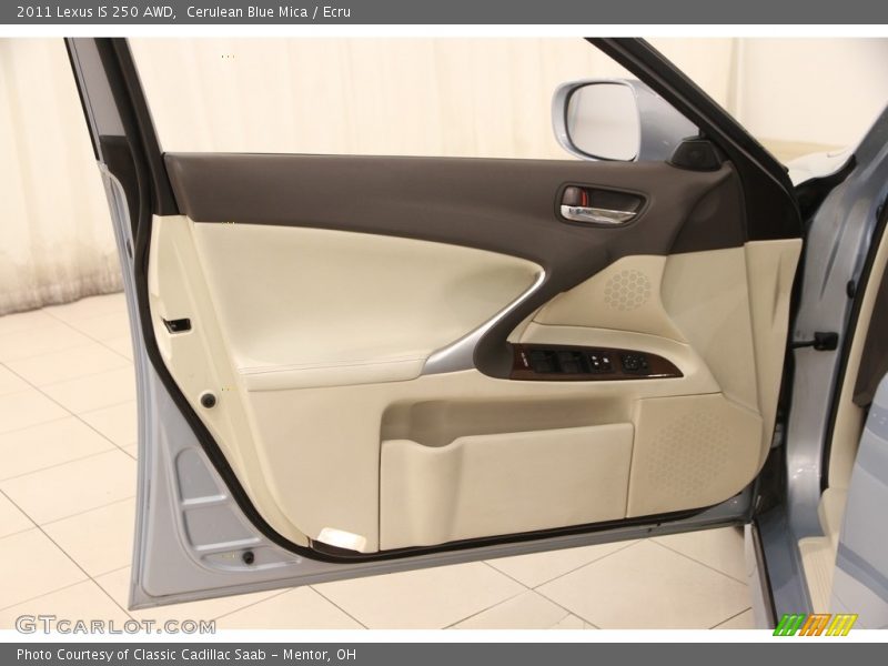 Cerulean Blue Mica / Ecru 2011 Lexus IS 250 AWD