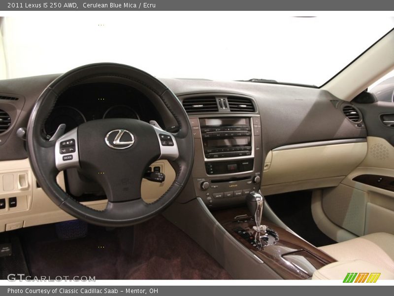 Cerulean Blue Mica / Ecru 2011 Lexus IS 250 AWD