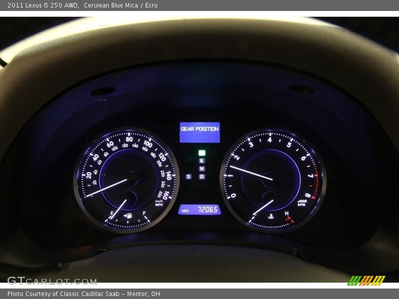 Cerulean Blue Mica / Ecru 2011 Lexus IS 250 AWD