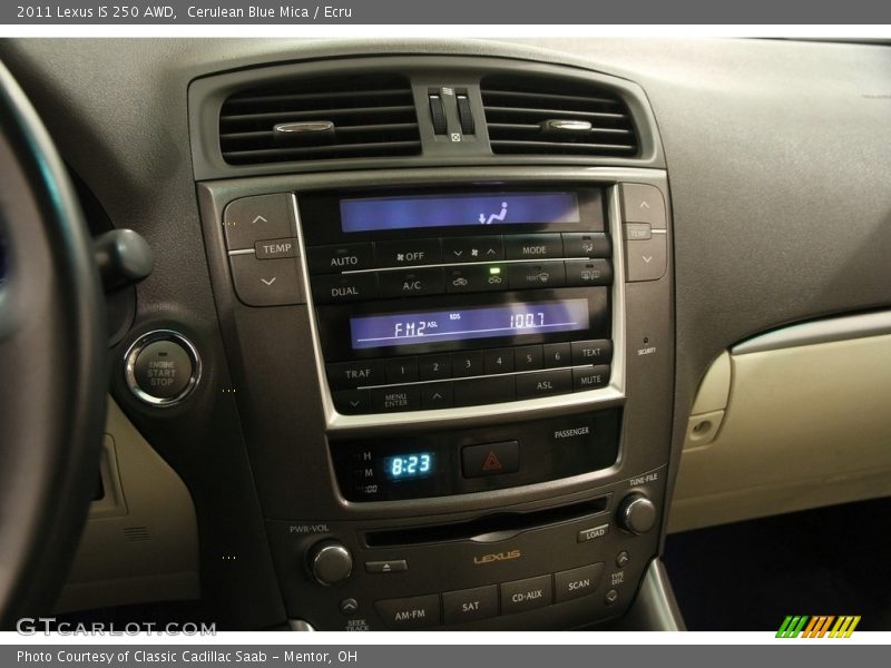 Cerulean Blue Mica / Ecru 2011 Lexus IS 250 AWD