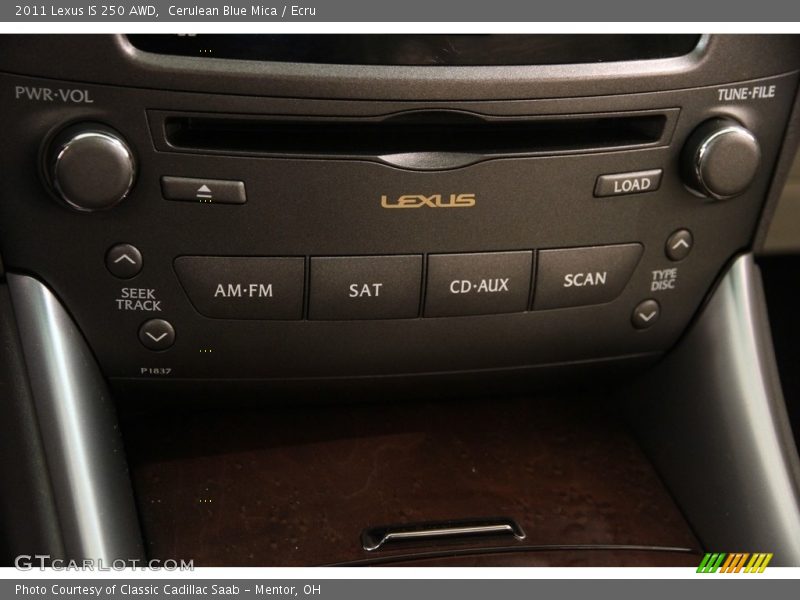 Cerulean Blue Mica / Ecru 2011 Lexus IS 250 AWD