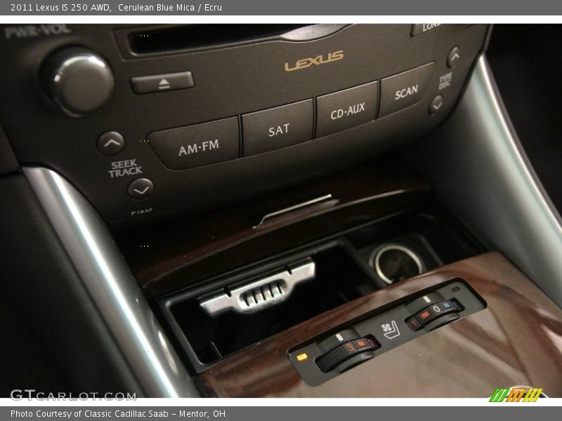 Cerulean Blue Mica / Ecru 2011 Lexus IS 250 AWD