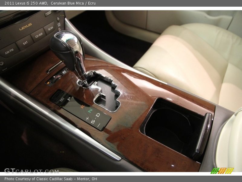 Cerulean Blue Mica / Ecru 2011 Lexus IS 250 AWD