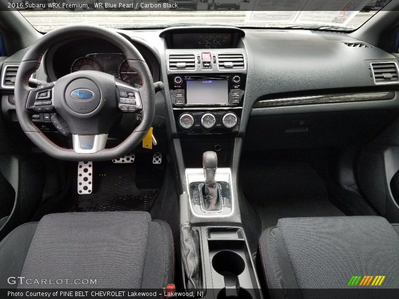 WR Blue Pearl / Carbon Black 2016 Subaru WRX Premium