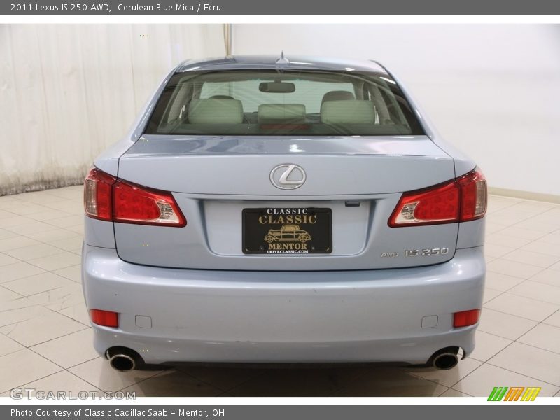 Cerulean Blue Mica / Ecru 2011 Lexus IS 250 AWD