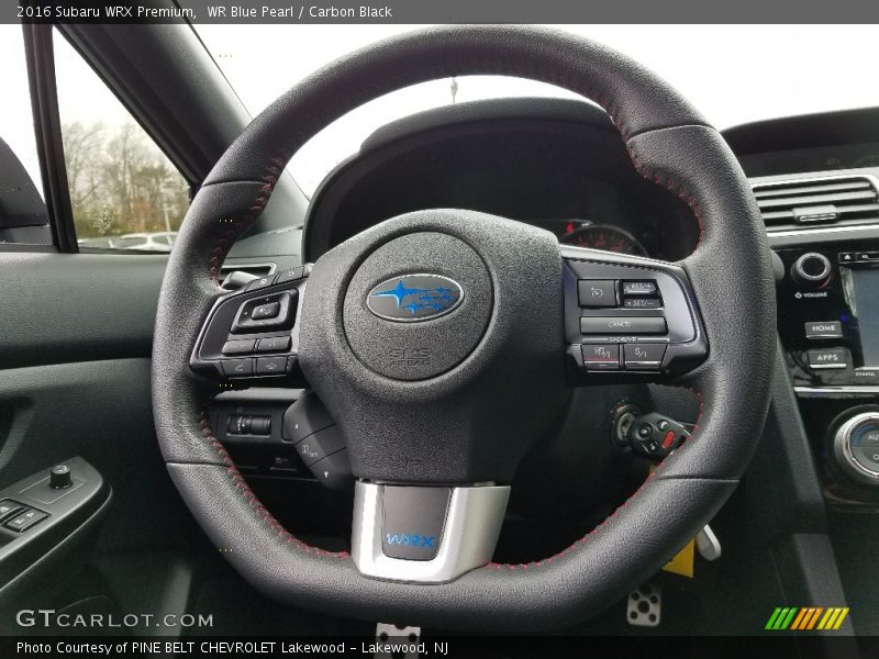 WR Blue Pearl / Carbon Black 2016 Subaru WRX Premium